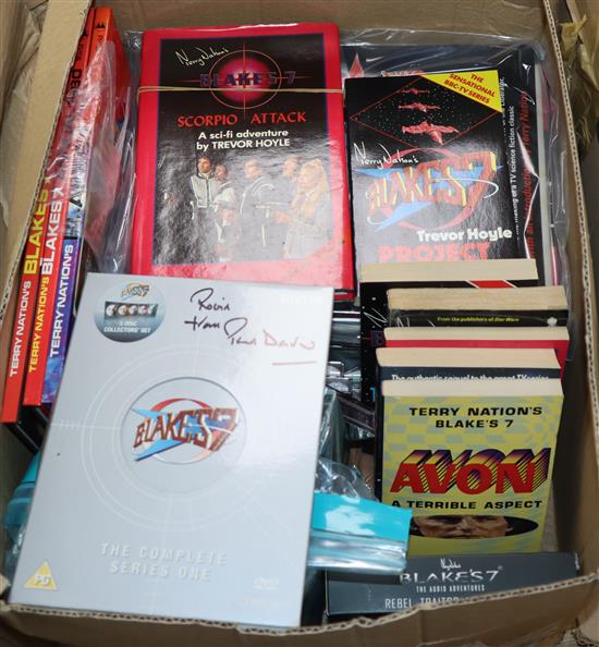 A collection of Blakes 7 magazines, annuals etc. 3 boxes